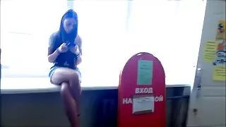 Puisis arī fucked Meitene Saspringts Pusaudžu ass